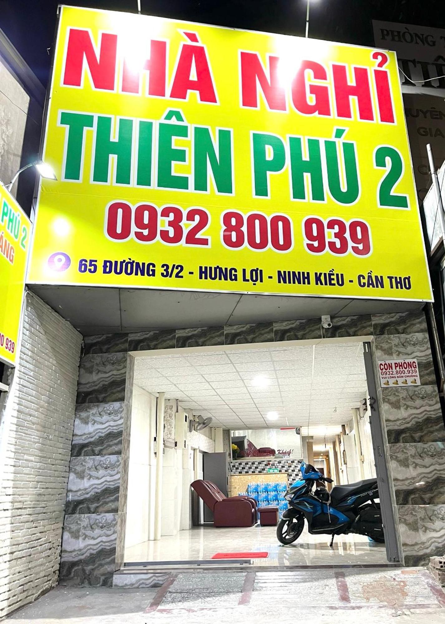 Hotel Nha Nghi Thien Phu 2 Cai Rang Exterior foto